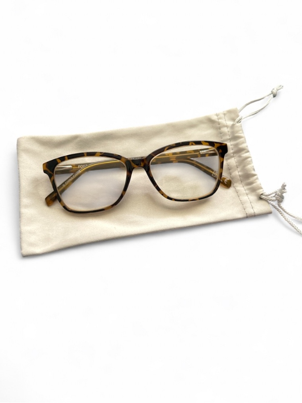 Foster Grant Tortoiseshell Square Reading Glasses +1.25